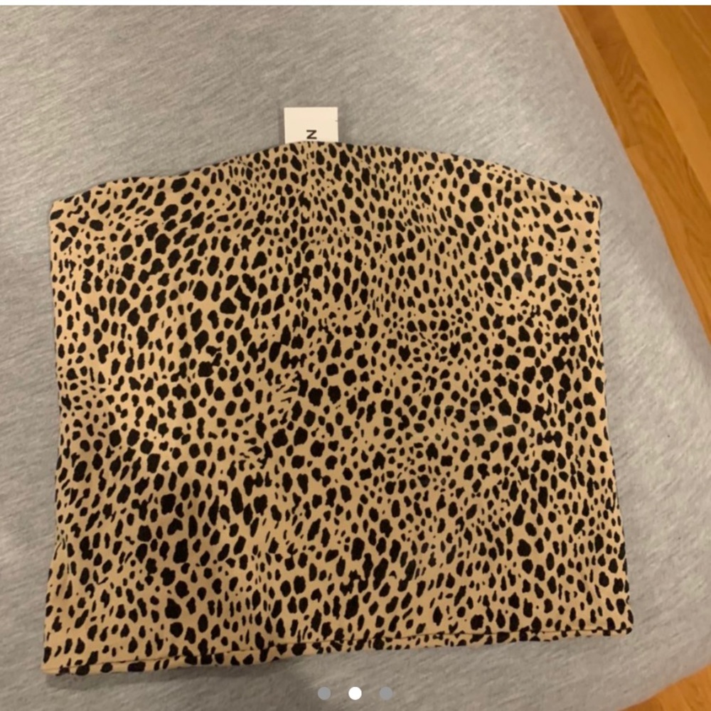 Cheetah Print Brandy Melville Tube Top